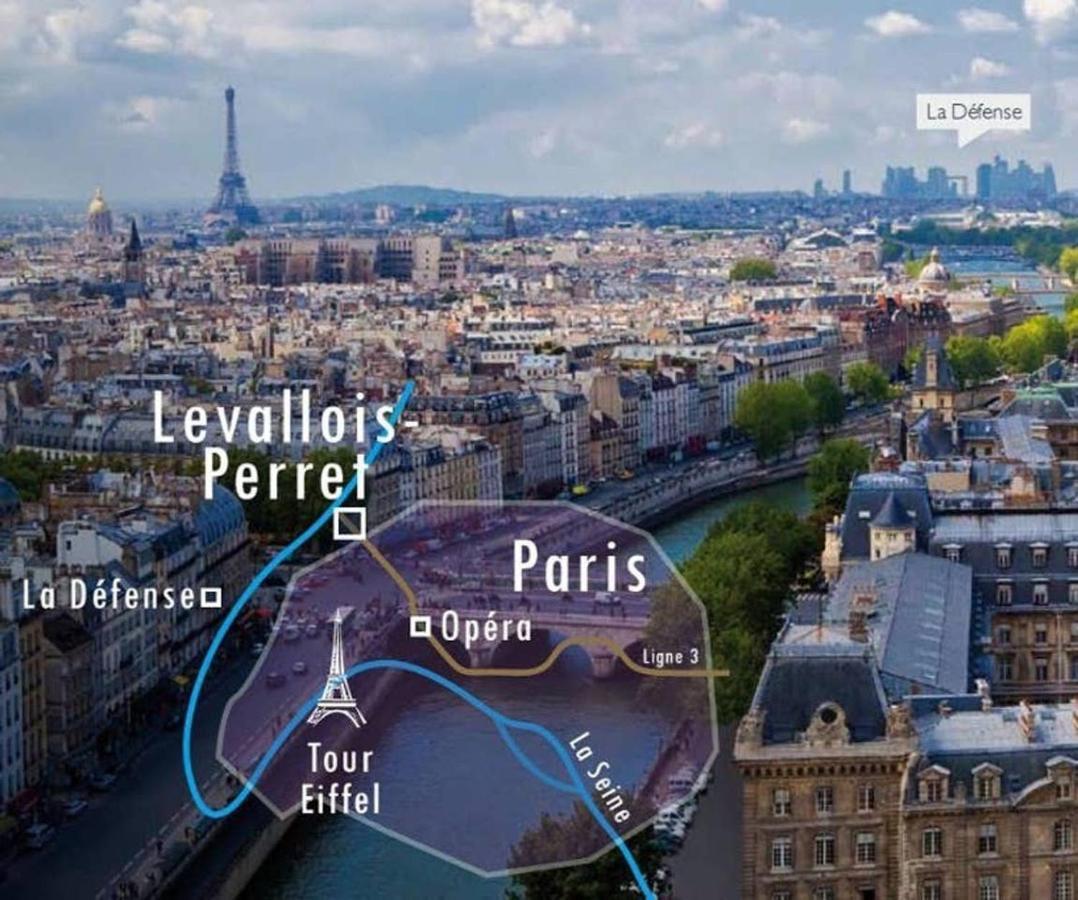 Apartment Lovely Near Paris, 15 Mins To Opera, Galerie Lafayette, Louvre Levallois-Perret